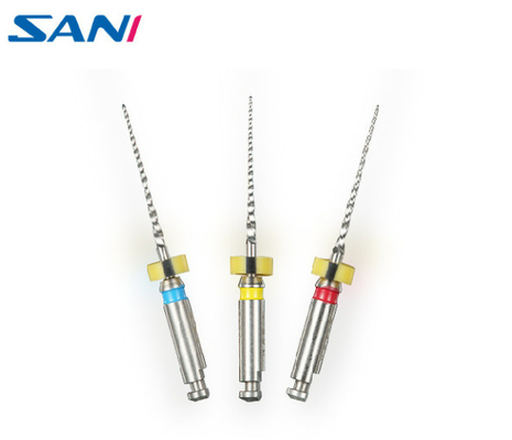satın al 2.0N/Cm Niti Döner Diş Dosyaları Kök Kanal Tedavisi İçin Çocuk Dosyası 3 adet/paket online manufacture
