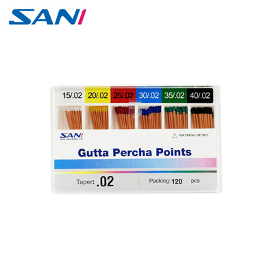 Diş Endodontiği Gutta Percha Noktaları Taper 02/04/06/F1-F5