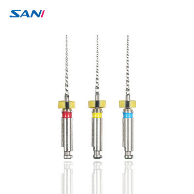 NITI 5 yıllık raf ömrü ile rotary dosyaları verimli endodontik prosedürler için 300rpm Hız ve 2.0N.cm tork