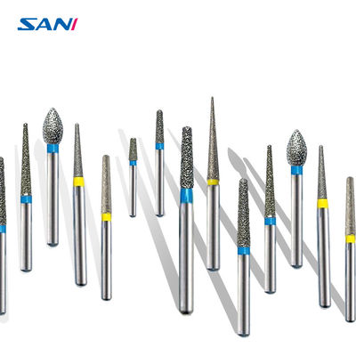satın al Paslanmaz Çelik Gümüş 11mm FG Dental Elmas Frezler FDA Sertifikası online manufacture