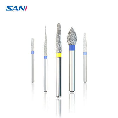 satın al Yüksek Hızlı El Aleti için Paslanmaz Çelik 5 adet/kutu FG Dental Elmas Frezler online manufacture