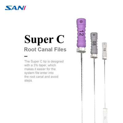 satın al Diş C Dosyası Kök Kanal Dosyaları Manuel Endodontik 21mm 25MM online manufacture