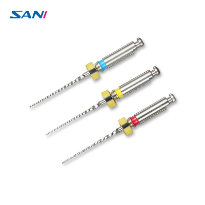 satın al 2.0N/Cm Niti Döner Diş Dosyaları Kanal Tedavisi İçin Çocuk Dosyası 3 adet/paket online manufacture