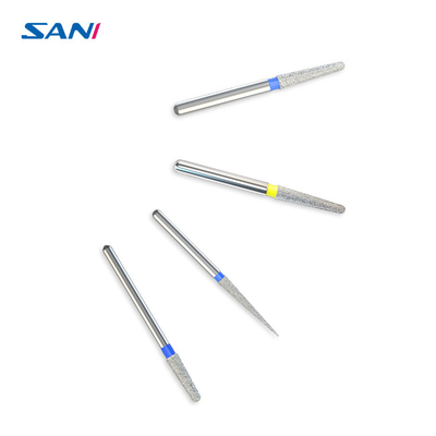 İyi bir fiyat. Paslanmaz Çelik Dental Elmas Frez Seti 5pcs / Paket 11mm Yüksek Hızlı El Aleti için çevrimiçi