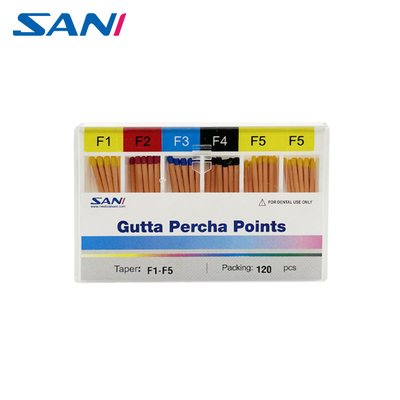 Diş Endodontiği Gutta Percha Noktaları Taper 02/04/06/F1-F5 CE Sertifikasıyla