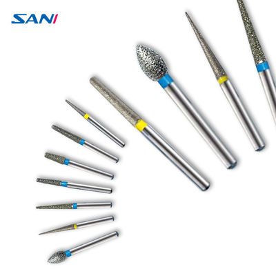 Yüksek Sertlik 11mm El Aleti Dental Elmas Frezler CE Onaylı