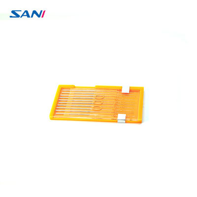 Paslanmaz Çelik 10pcs / Box Kök Kanal Temizleme İçin Endo Dikenli Broş Dosyası