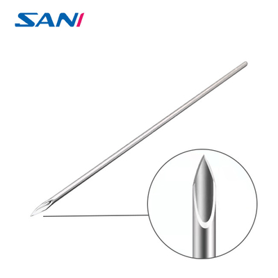 İyi bir fiyat. Tek Kullanımlık Tıbbi Paslanmaz Çelik İğne Tüpü 21G～18G 30mm-45mm çevrimiçi